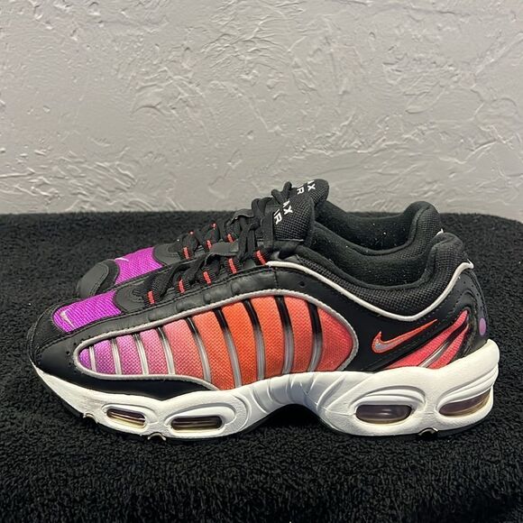 ?? NIKE AIR MAX TAILWIND 4 Men’s Sz 9 SUNS ORANGE/PURPLE/BLACK - EXCELLENT main image 7